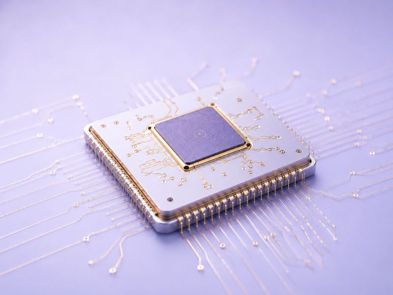 極低温・高周波対応量子ビット搭載基板